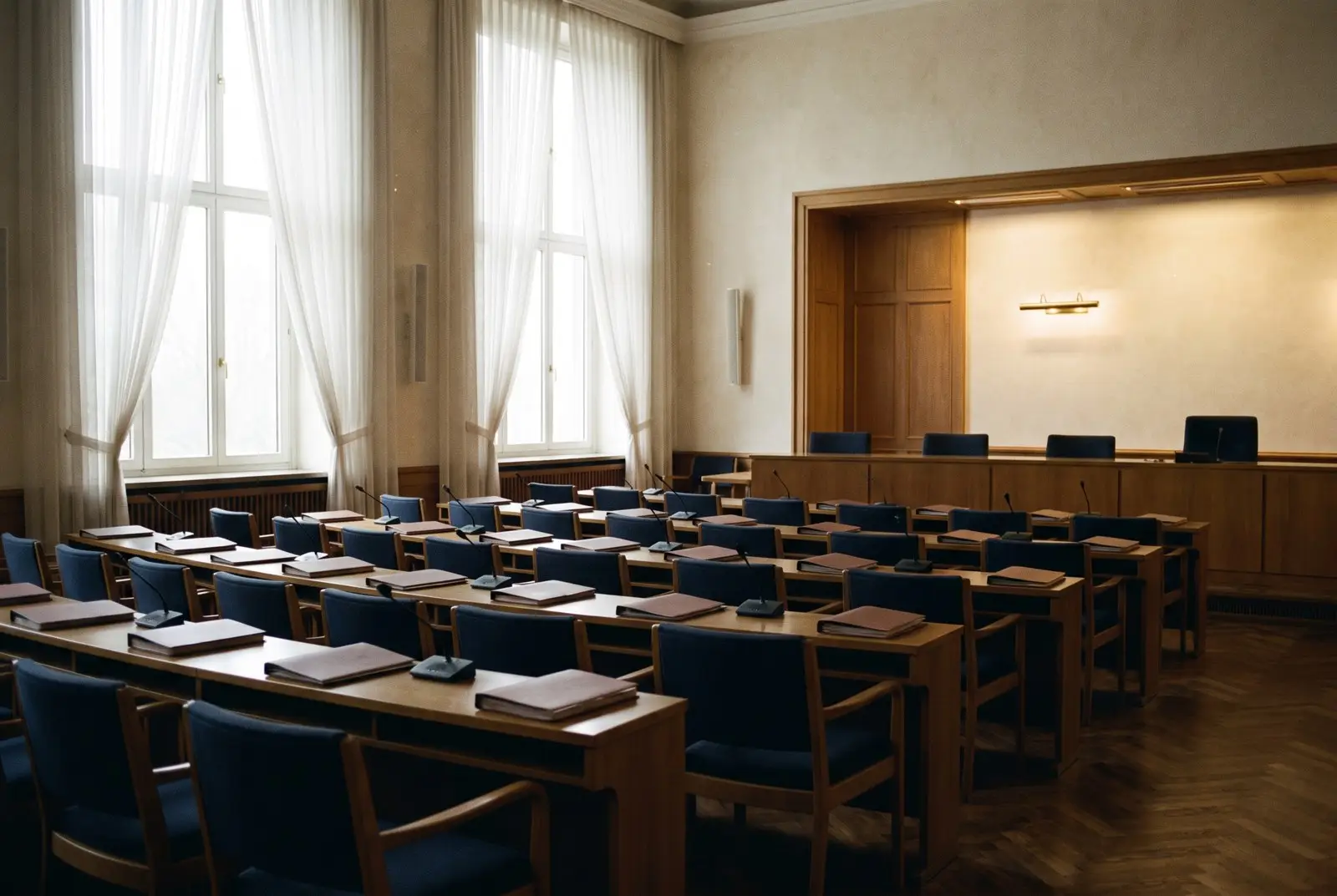 Konferenzraum mit vielen Stühlen